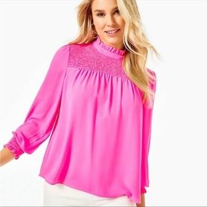 NWT Lilly Pulitzer pink blouse